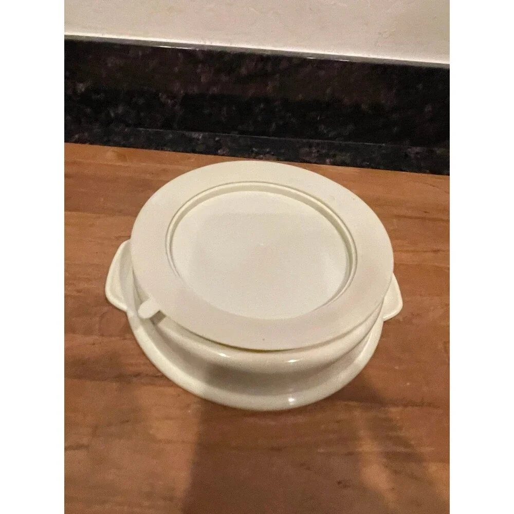 Vintage Pfaltzgraff TEA ROSE Baby Warming Divided Dish